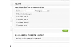 BookStore Search ISBN and Other Fields