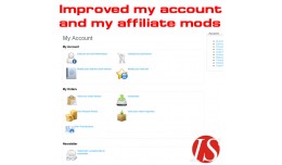 Improved my account & my affiliate mod for v..