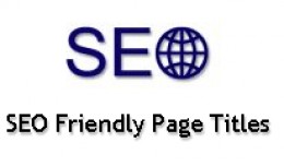 SEO Friendly Page Titles