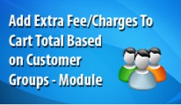 Add Extra Fee/Charges to Cart Total based on cus..