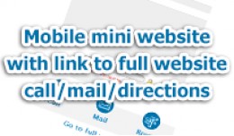 Mobile mini website