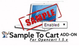 Sample To Cart ADD ON Enable/Disable Samples by ..