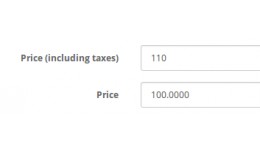 Input Prices Including Tax
