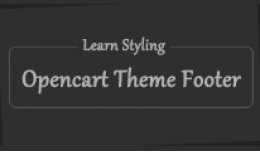 Opencart Tutorial - Learn Styling Opencart Theme..