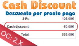 Cash Discount - Descuento por pronto pago - Open..