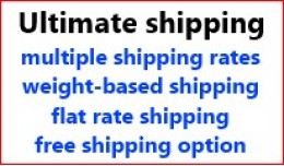 Ultimate Shipping: multiple rates, weight-based,..