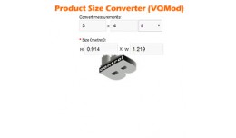 Product Size Converter (VQMod)