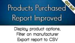 Products Purchased Report Improved (with CSV exp..