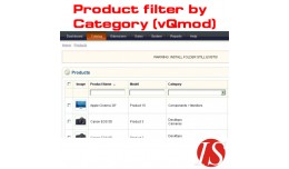 Product filter by category in admin section 1.5...