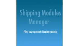Shipping Modules Manager (Restrict/control shipp..