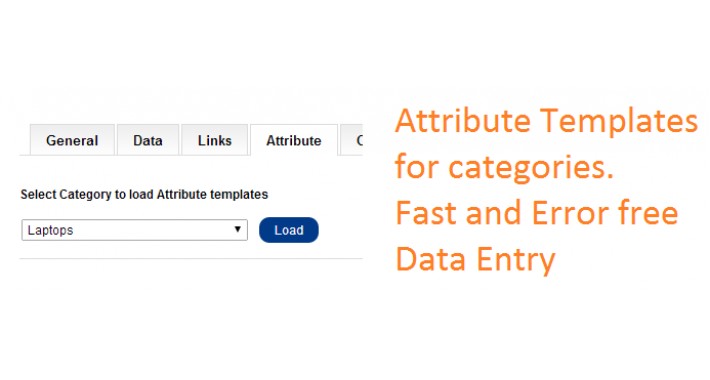 Category Attribute Template