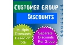 Customer Group Discount/Fee (1.5.x/2.x/3.0)