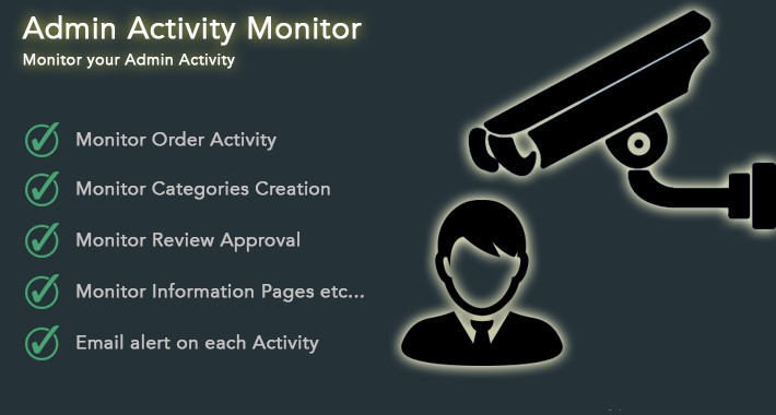 Admin Activity Monitor - Track user activity done in your store