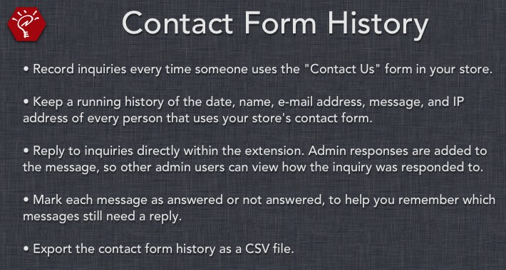 [OLD] Contact Form History