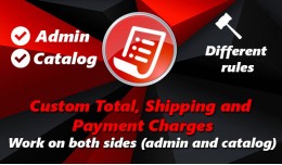 Custom Total, Shipping and Payment Charges 2x