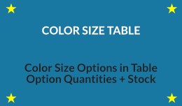 Color Size Table (OC 3)