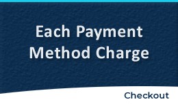 Each Payment Method Charge/Fee