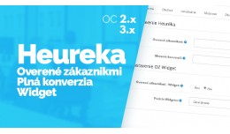 Heureka - Overené zákazníkmi, Konverzia, Widg..