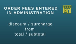 Order fees entered in administration