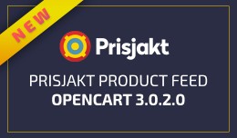 Prisjakt Product Feed (XML) OC 3.x and 2.3.x