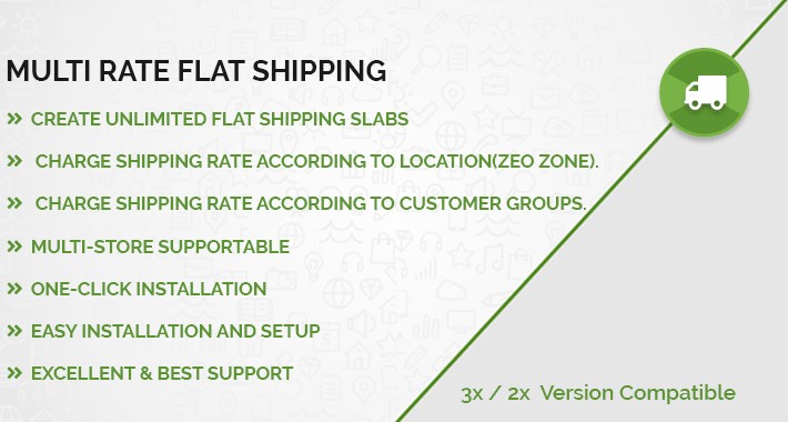 Multi Flat Shipping Rate