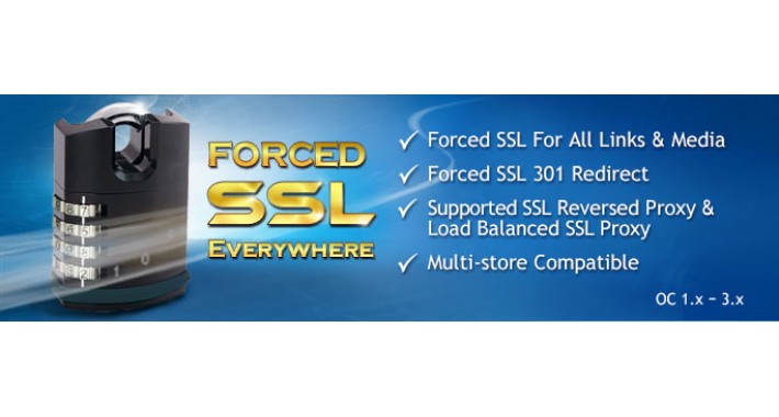 Forced SSL Everywhere OC 1.x - 3.x