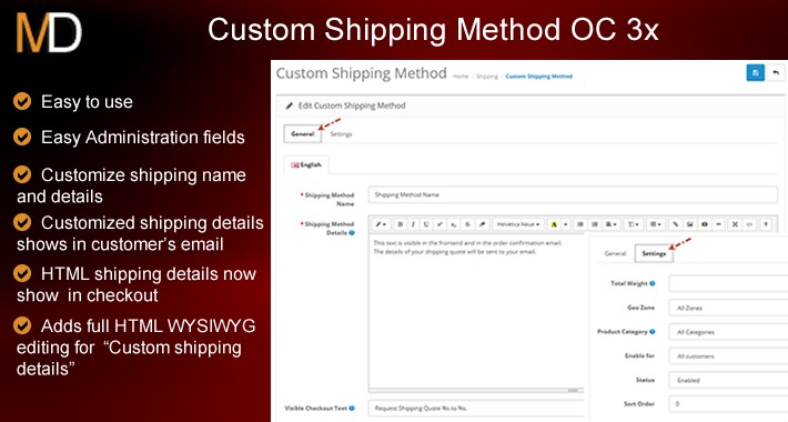 Custom Shipping Method OC 3x - Request a Shipping Quote