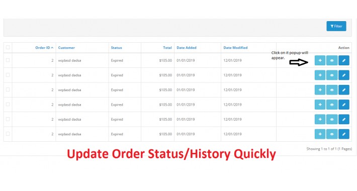 Order History Update Quickly