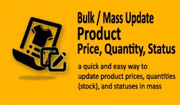 Bulk Update Product Price, Quantity (Stock), Sta..