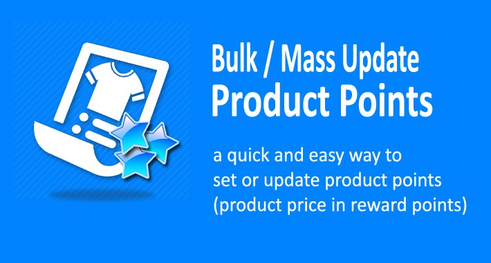 Product (Reward) Points Generator - Bulk Set / Update