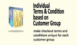 Checkout Terms & Conditions based on Custome..