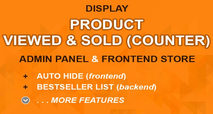 Display Product Viewed & Sold Counter