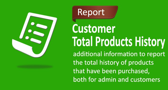 Customer Total Products History