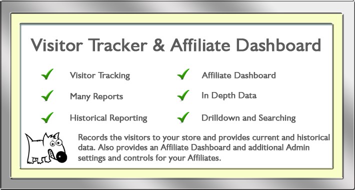 Visitor tracker and Affiliate Dashboard