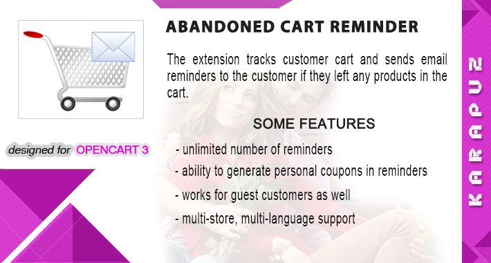 Abandoned Cart Reminder (Opencart 3)