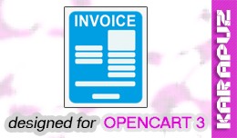 Invoice page (Opencart 3)