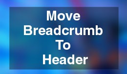 Move Breadcrumbs to Header