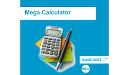 MegaCalculator for Opencart 2.x 3.x calc options..