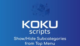 Show/Hide Subcategories from Top Menu