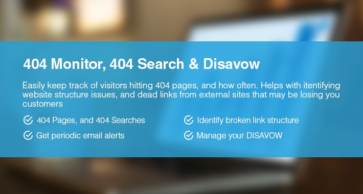 404 Monitor / Search 404 & Disavow Editor (SEO Ultimate)
