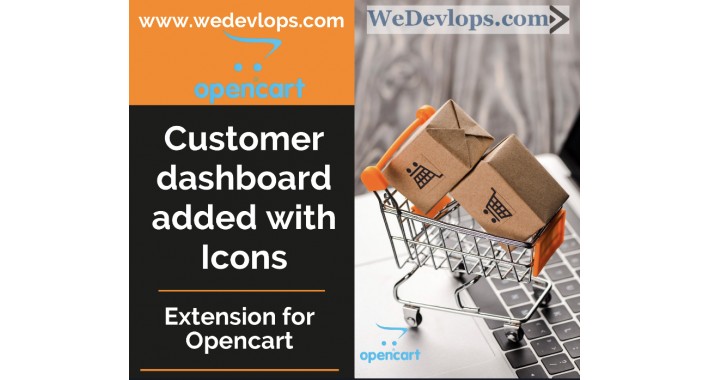Customer Dashboard added with Icons