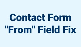 Contact Form "From" Field Fix for Open..