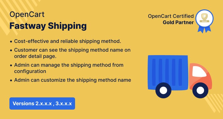 Opencart Fastway Shipping