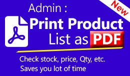 Print Complete Product List as PDF [Pro Version]