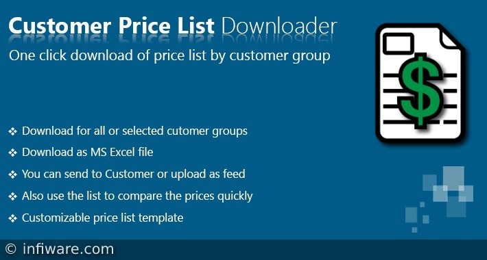 Customer Price List Downloader
